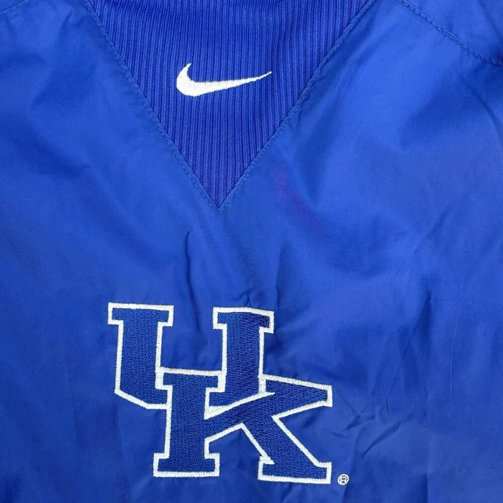 Vintage Nike Kentucky Wildcats center swoosh pullover windbreaker jacket UK